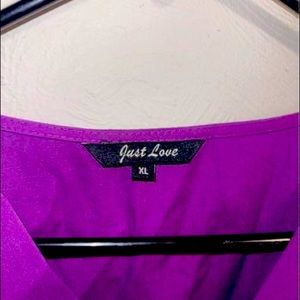 Purple Scrub Set XL (NWT)